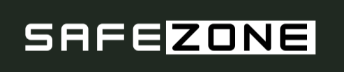 Safe Zone logo on a black background